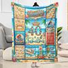 Happy 40th Birthday Quotes Blanket Durable Comfort Perfect for Bedding Couch Chair Four Seasons Universal Modern Style