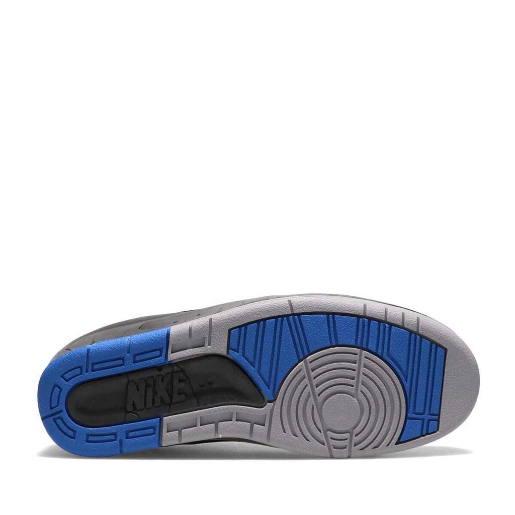 DJ4375-004 Off-White A Nike Air Jordan 2 Low Black and Varsity Royal (Men's)
