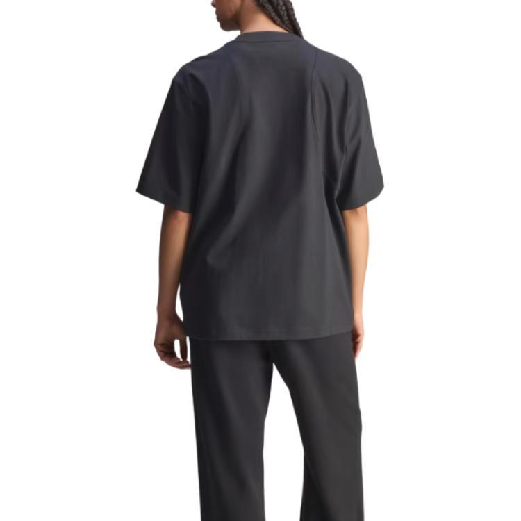 Adidas Stella McCartney Logo Print Loose Fit Round Neck Short Sleeve T-Shirt Women Tops KA9549