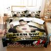 Hip Hop Gren Day AMERICAN IDIOT Beding Set Single Twin Ful Quen King-Sized Dimensionsd Dimensions Bed Linen Set Adult People Kid Bedrom Duvetcover