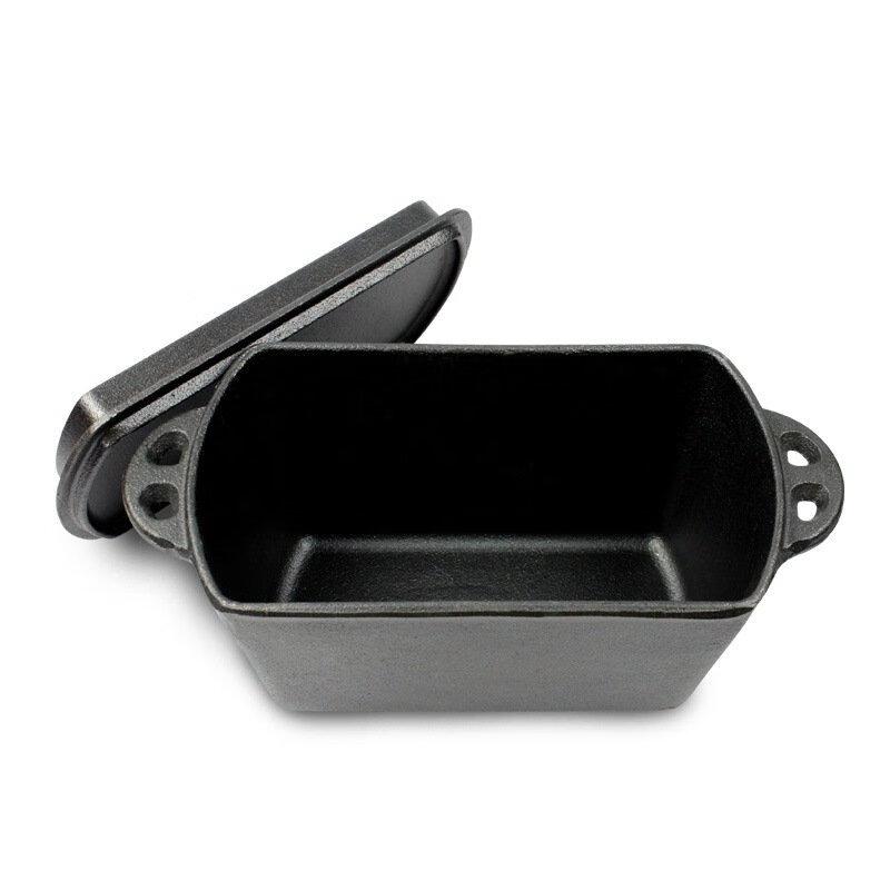 ZISIZ Cast Iron Rectangular Loaf Pan