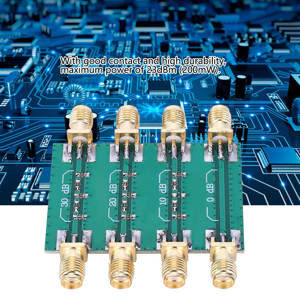 DC 4.0GHz RF Fixed Attenuator SMA Double Female Head Radio Frequency Fixed Attenuator Module Board