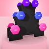 WEZHO Dipped Dumbbell Set