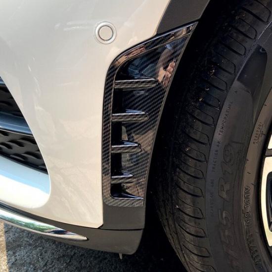 ABS Carbon Fiber Front Bumper Spoiler Side Air Vent Cover For Benz GLC X253 20+