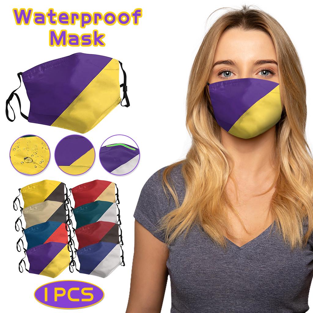 Buy [TS] Unisex Adult Washable Patchwork Adjustable Breathable Mask ...