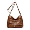 PU Mehrfachfach Umhängetasche Mehrfachtaschen Damen Crossbody-Tasche Muttertasche