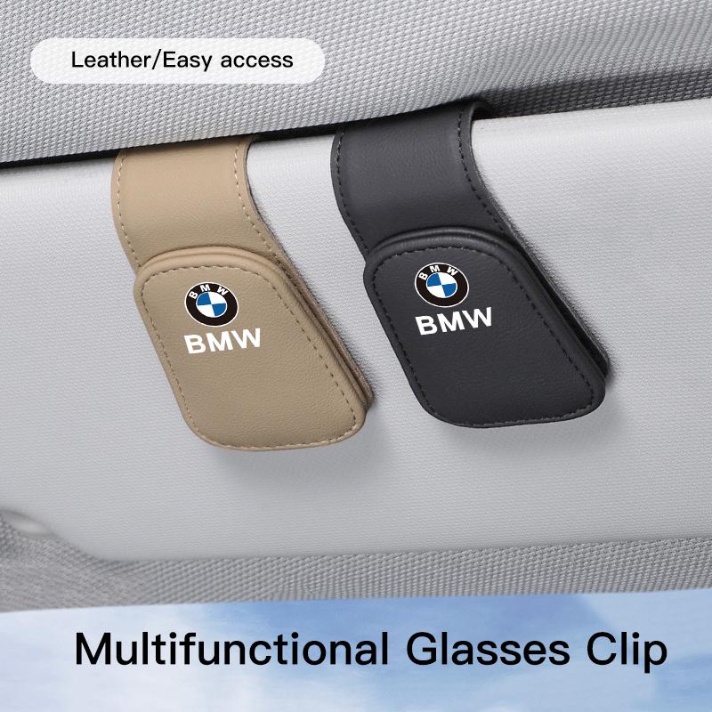Car Interior Sunshade Card Ticket Storage Glasses Clip Accessories Tool For BMW Performance E46 E90 E60 F20 X1 F10 F30 X3 E70 NM9