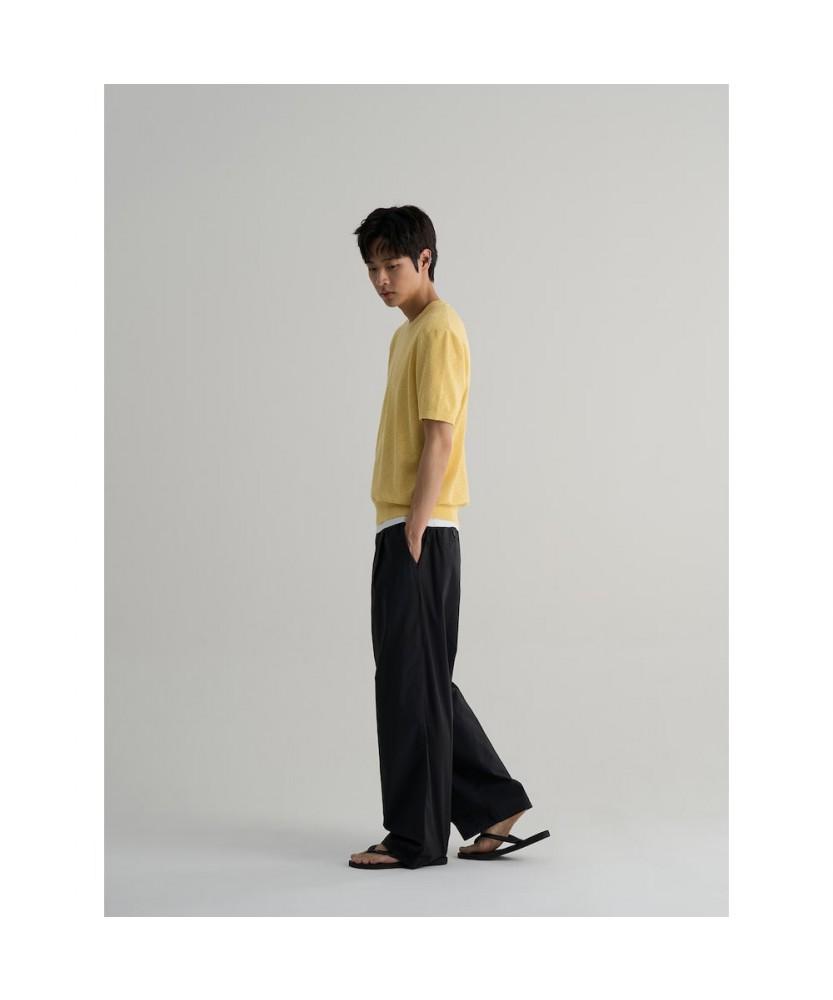 8SECONDS Garment-Dyed Elastic Chino Pants Ash