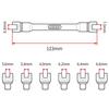 Clé à rayons - PROTRAITS - DRC Pro Spoke Wrench 56-70 - Embouts interchangeables - Aluminium 7075A - Embouts acier