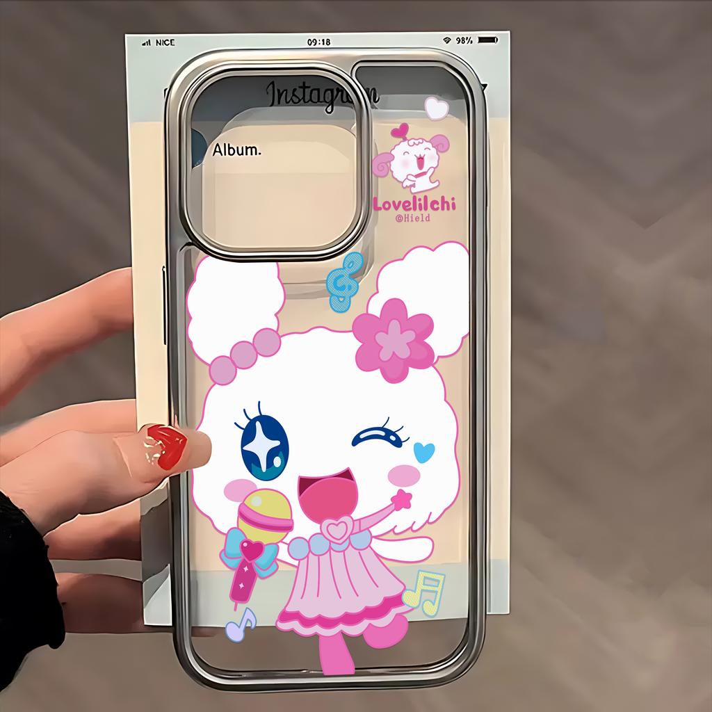 Lovely Tamagotchis Rabbit Phone Case for IPhone 16e 16 15 14 13 12 11 Pro Max X XR XSMAX 8 7 Plus Luxury Clear Soft Back Cover
