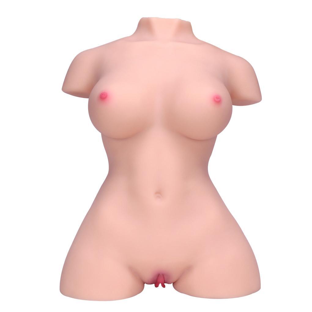 7,6 kg seks lalka tułów męski Masturbator, silikonowa lalka z realistyczną pochwą odbytu i dużymi piersiami, realistyczny żeński tułów bez użycia rąk męski stroker, zabawki erotyczne