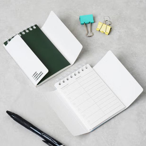 2 Vertical Vocabulary Memorization Notebooks