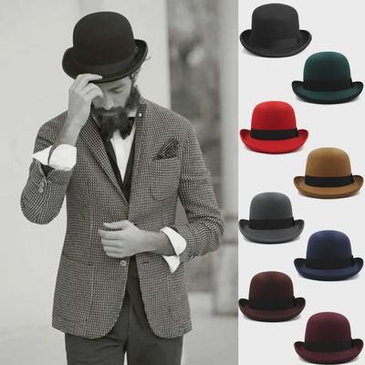 Magic Wool Wide-Brim Hat: Unisex Autumn/Winter Jazz & Hip-Hop Style