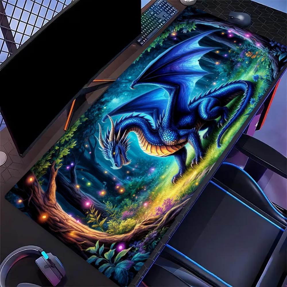 Surreal Dark Female Portrait Gaming Mousepad Nonslip Rubber Back Stitched Edge Extended Surface For Gaming Daily Office