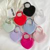 Tasche Damen Sommer Neu Trendig Mode Jelly Bag Koreanische Version Vielseitig Pfirsichherz Mini Schulter Schräg Damen Tasche