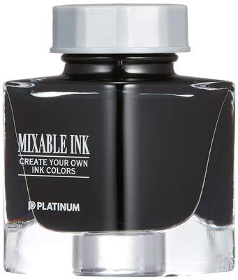 Flacon d'encre pour stylo plume Platinum, mélangeable, 1 noir fumé, INKM-1000-1