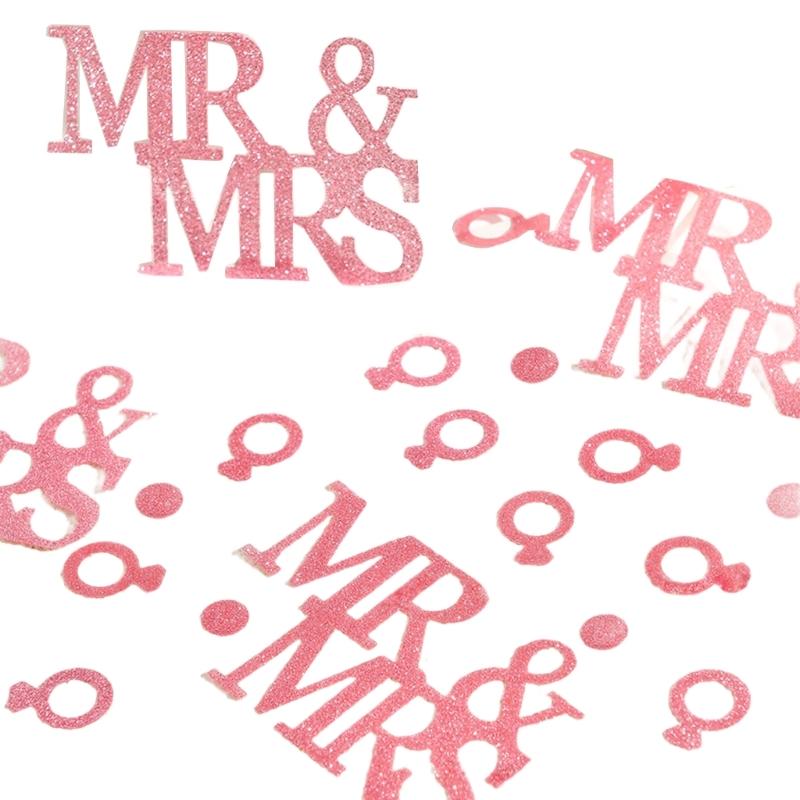 

Wedding Rings Sequins Confettis for Wedding Bridal Showers Engagements Glittering Confettis for Wrapping Scrapbooking розового золота