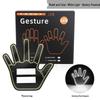 Car LED Multicolor Gesture Light: Seven-Color Glowing Palm Warning & Atmosphere Decoration