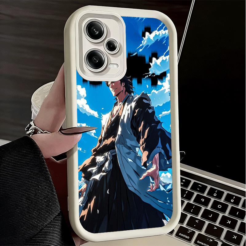 Phone Case for Xiaomi Redmi Note 15 14 13 Pro Plus Bleach Aizen Sousuke Shell 12S 11 11S 11T 5G 14S Soft Silicone Funda