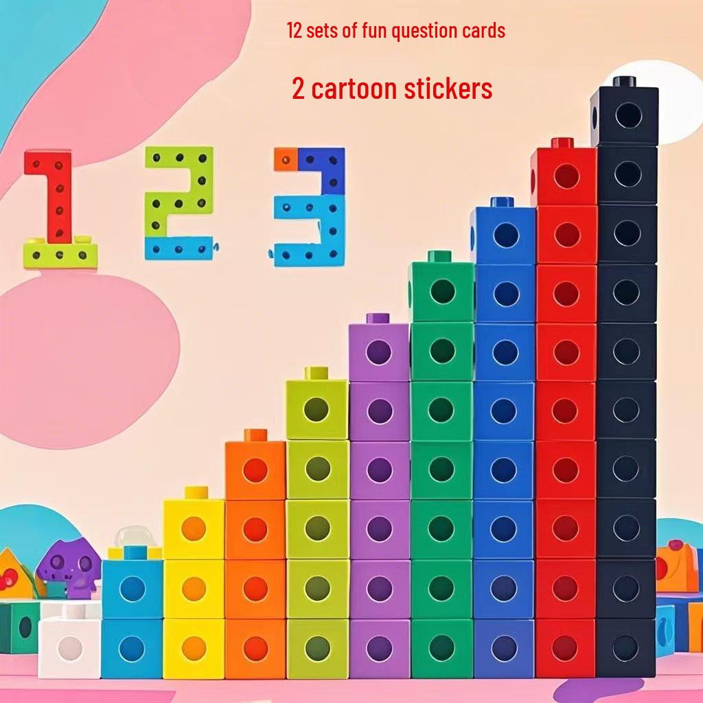 Educational Creative Magic Cubes: 2cm Interlocking Building Blocks - 100-Piece Set for Children