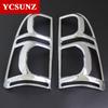ABS Matte Black Tail light Cover Accessories For Toyota Hilux Vigo 2012 2013 2014 Rear Lamp Hood Car Exterior Parts