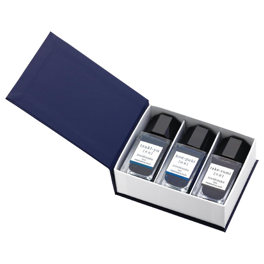 Pilot Iroshizuku Mini Fountain Pen Ink Set A 3-Color (INK153CA)