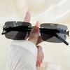 Frameless Square Fashion Sunglasses Ideal for Gifts Suitable for Beautiful Birthday Gifts Perfect for Decoration ladies Men
