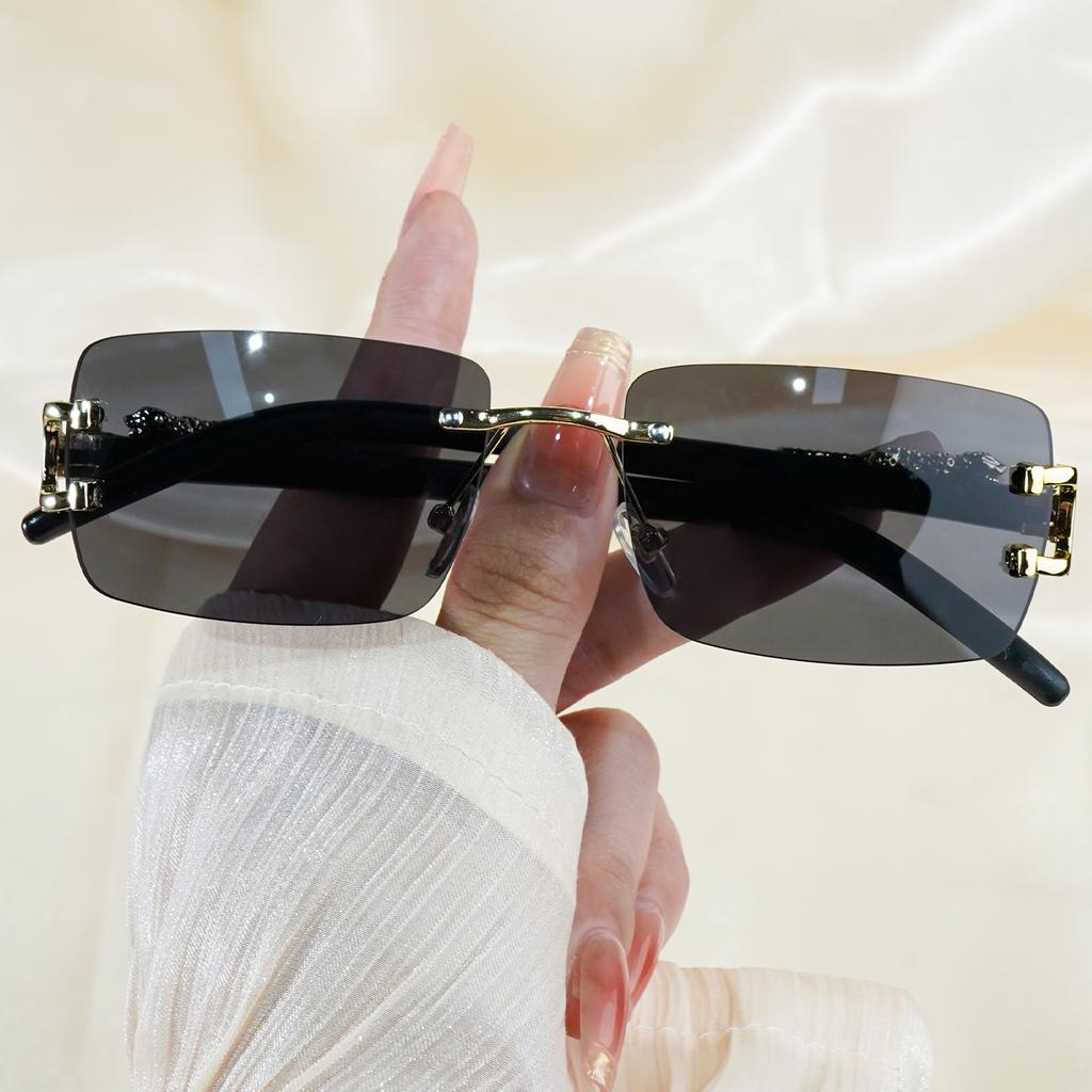 Frameless Square Fashion Sunglasses Ideal for Gifts Suitable for Beautiful Birthday Gifts Perfect for Decoration ladies Men