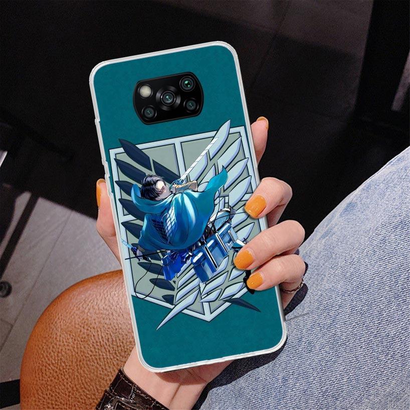 

Чехол для телефона Levi Attack для Xiaomi Poco X7 X6 X5 Pro F7 Ultra Redmi 15C 15 13C 13 12C 12 10 10A 10C 9 9A 9C 9T Обложка Poco X7 X6 X Xiaomi Poco F7