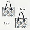 Bohemian Moon Tree Pattern Casual Tote Bag Portable Reusable Shopping Bag for Daily Use