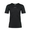Versace Solid Color Letter Logo Slim Fit Short Sleeve T-Shirt Women tops Black 1006534-1A023-221B000