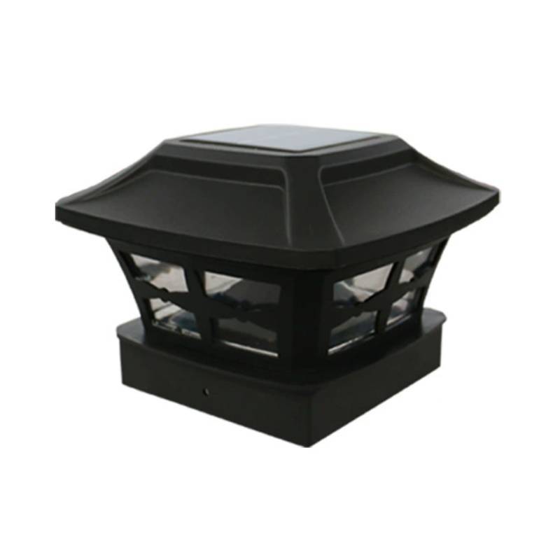 Solar Post Lantern With Led Light For Garden Pathway Outdoor Yard Decor