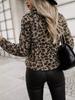 Stylish Zebra Print Furry Short Jacket with Suit Collar for Autumn and Winter