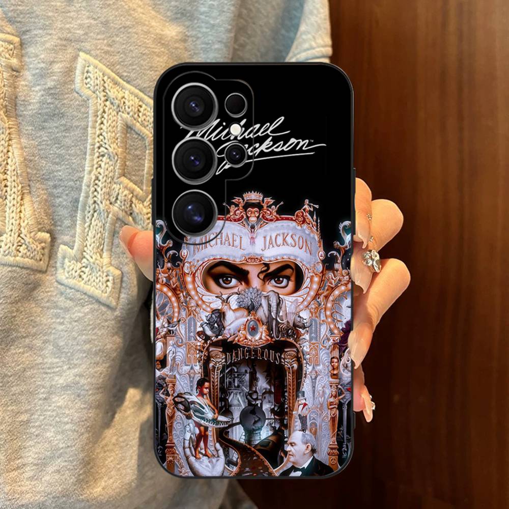 Pop Singer Michael Jackson Phone Case For Samsung S 24 Fe 25 Ultra Plus 20 Lite 21 30 22 23 24 22 Ultra 5G Fundas