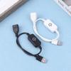 Dc 5V Usb Led Inline Touch Dimming Switch 30Cm On Off Button Extension Cable Cord Dimer For Single Color Led Strip Light