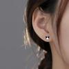 Beixi S925 Sterling Silver Kuromi Cartoon Stud Earrings - Cute & Trendy