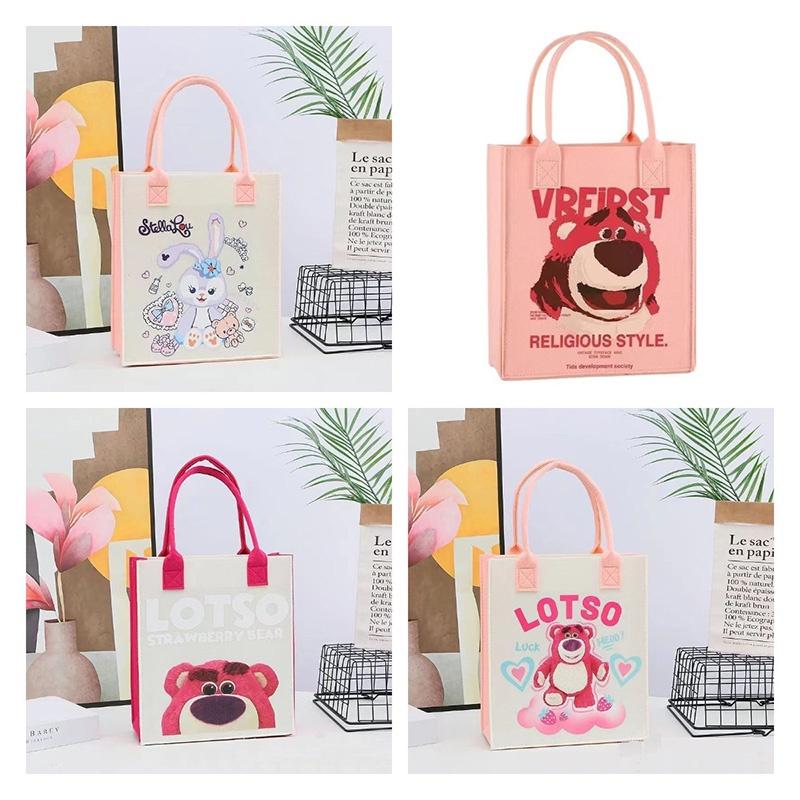 Charming Cartoon Printed Felt Bag For Lunch Box And Bento Storage Mzb016, Fz Quality Standard