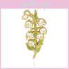 Unisex Skull Flower Badge Alloy Jewelry For Fall 2024 Festival Accessories