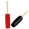 20Pcs Speaker Pin Connectors 2mm Gold Plated Straight Pin Plugs Screw Terminals