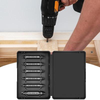 Damaged Screw Extractor Set Precision Bolt Remover Ergonomic Screw Extractor For Car Repair Mechanical Work Construction
