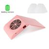 Mini Wireless Nail Dust Collector Portable Nail Vacuum Cleaner Folding Nail Dust Extractor Fan with Dust Filter Bag