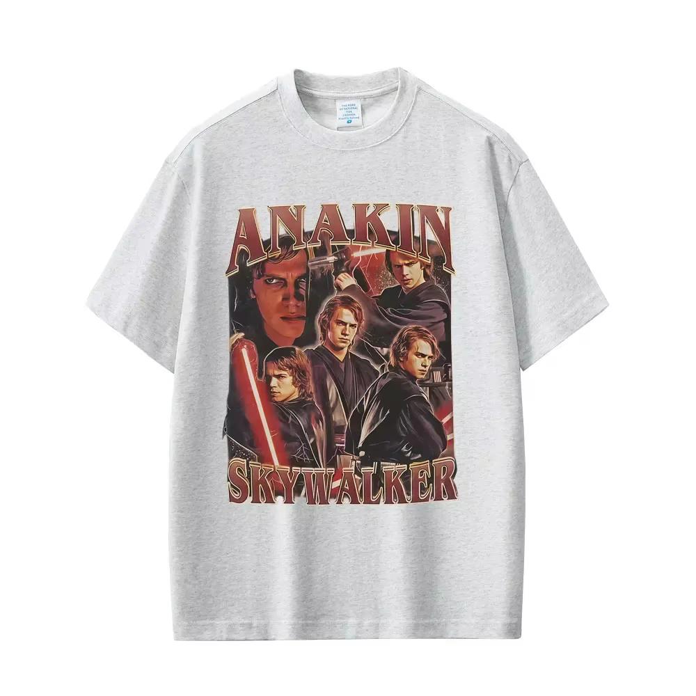 Anakin Skywalker Graphic T-shirts Men Women Casual Cotton Vintage T-shirt Men Women Hip Hop Fashion Oversized Tshirt