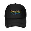 LGBTQ PRIDE Yiddish T-Shirt - Feygele Baseball Cap Unique Hats Golf Hat Man Funny Hats Luxury Cap Girl Men's