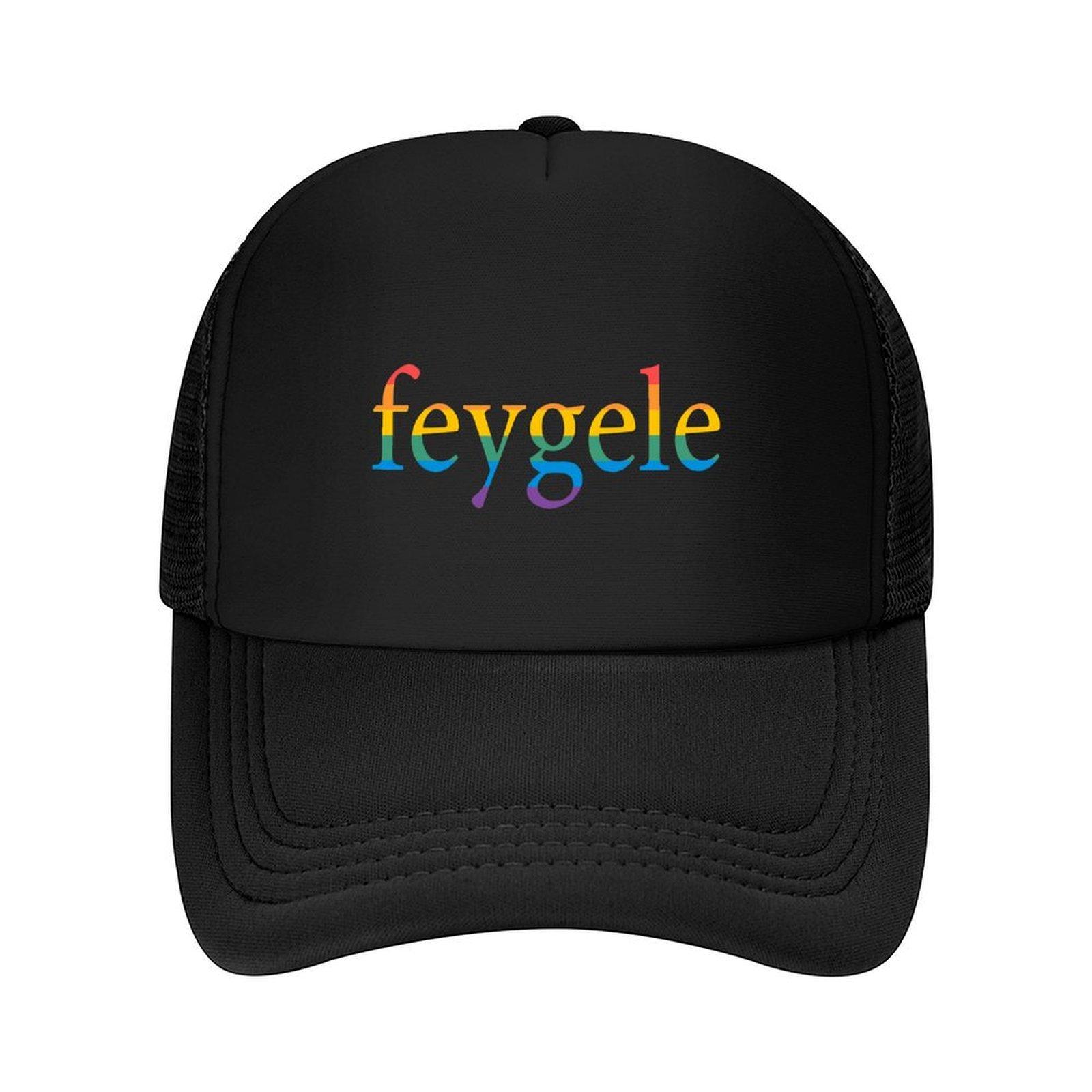 LGBTQ PRIDE Yiddish T-Shirt - feygele Baseball Cap Unique hats Golf Hat Man Funny hats Luxury Cap Girl Men s