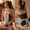 Hot Sexy Babydoll Cosplay Uniform Women Lingerie Set Erotic Sleepwear panty Maid Lolita French Apron Maid Dress секс костюми