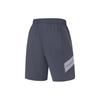 Li Ning Fitness Series Solid Color Straight Leg Shorts Men Shorts Cold-Sand-Black AKST249-6