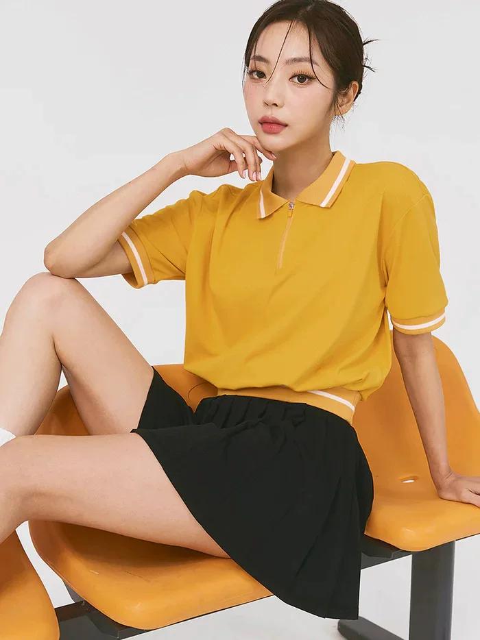Pleated Sports Tennis Short Skirt Set, Golf Running Dance