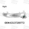 For BMW 3 Series F20 F30 F34 F35 F36 E84 Car Turn Signal Light Rearview Mirror Light Indicator Lamp 63137280771 63137280772