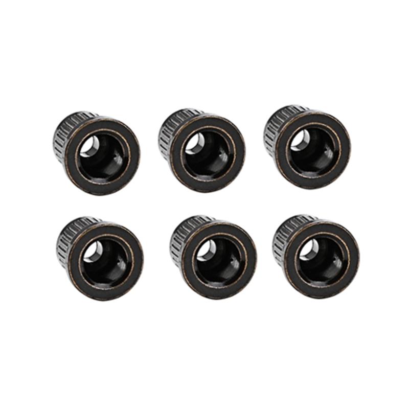 6 Pcs Guitar Through Body String Ferrules Guitar String Ferrules Replacement