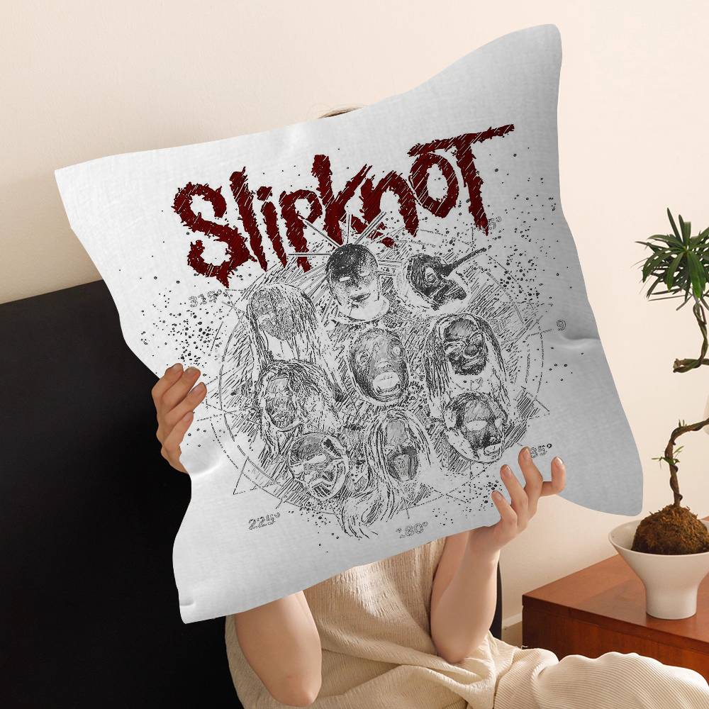 

Heavy Metal Band RapMetal Music SSlipknot Pillow Cover Design Cushion Cover Decor Holiday Decorati 30x30 cm